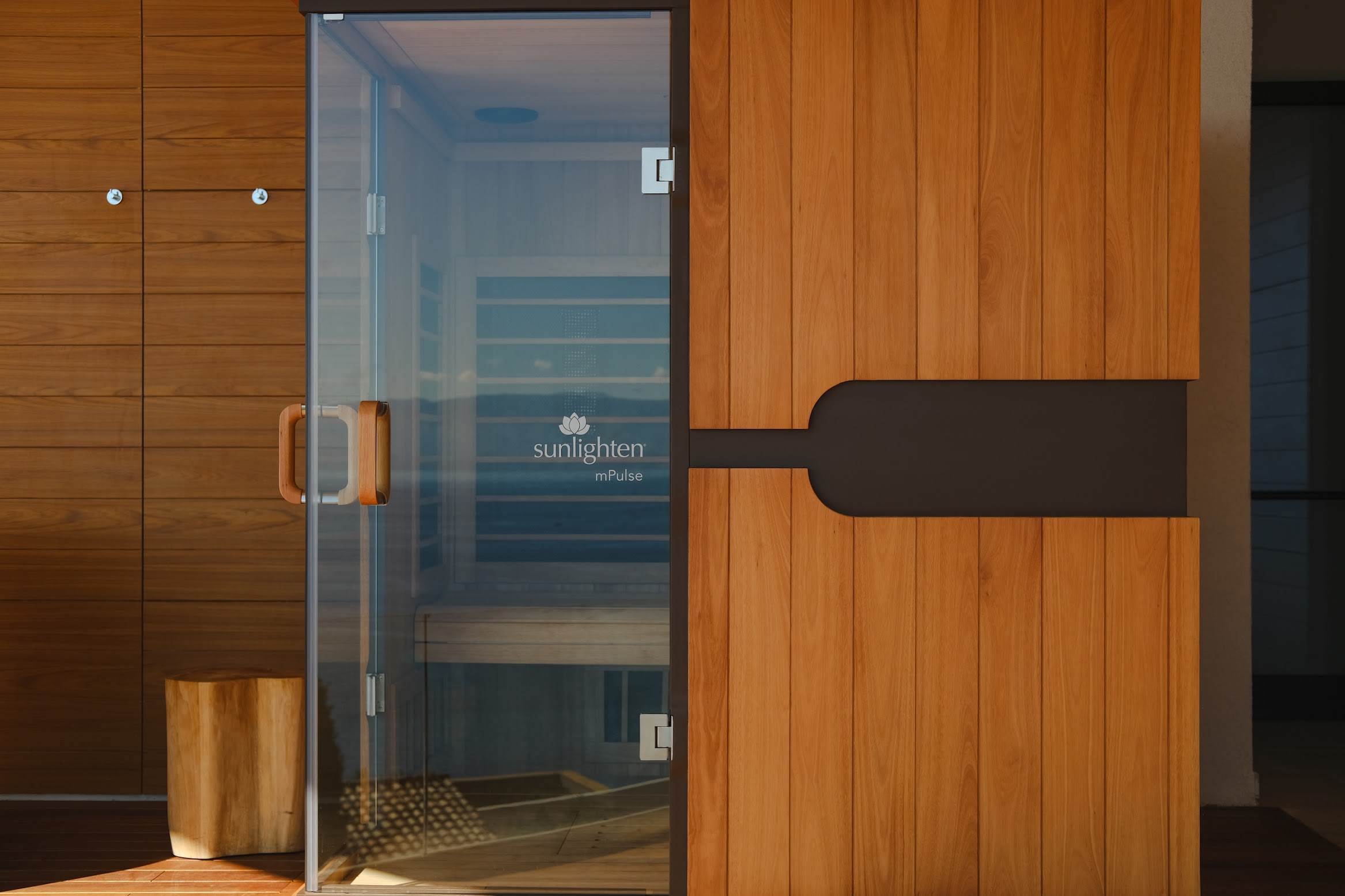 red light sauna at angsana corfu spa 